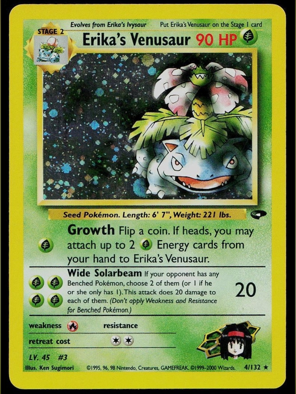 Erika's Venusaur 4/132 Holo